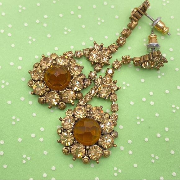 LAUREN CONRAD Rhinestone Drop Earrings - Picture 1 of 7